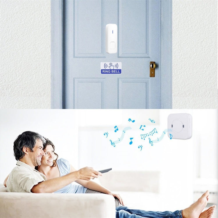 P6-B 110dB Wireless IP55 Waterproof Low Power Consumption WiFi Doorbell Receiver, 53 Music Options, Receiver Distance: 300m P6-B 110dB Wireless IP55 Waterproof Low Power Consumption WiFi Doorbell Receiver, 53 Music Options, Receiver Distance: 300m